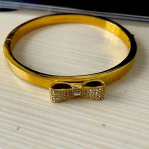 Kate Spade clasp bow bracelet